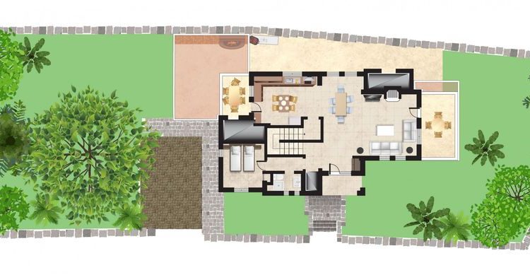 Ισόγειο και κήποι